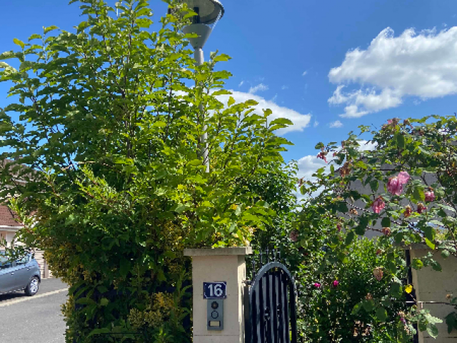 Remplacement d'une tête de candélabre LED à Cergy