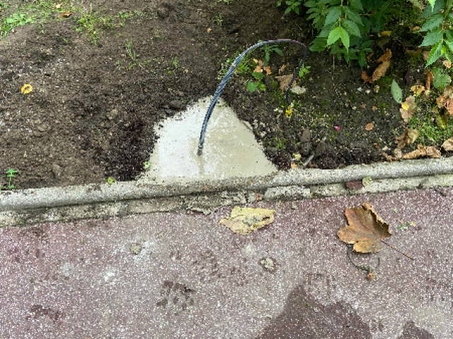 Mise en place d'une borne lumineuse à herblay