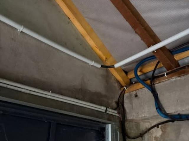 Passage alimentation studio et consuel à Conflans